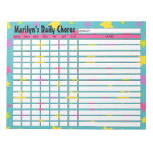 Personlig Bright Stars Daily Choths Diagram