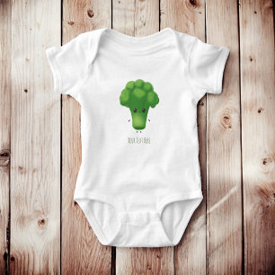Personlig Broccoli Namn Cute Baby Outfit T Shirt