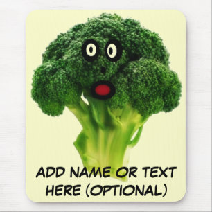 Personlig Broccoli Tecknad Musmatta