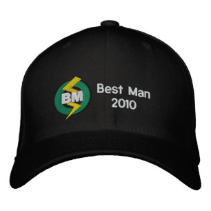 Personlig, broderad Best Man Hat Keps