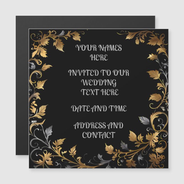 Personlig Bröllop (Fram/baksida)