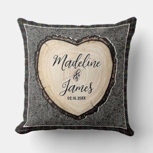 Personlig Bröllop-årsdag Pillow Kudde