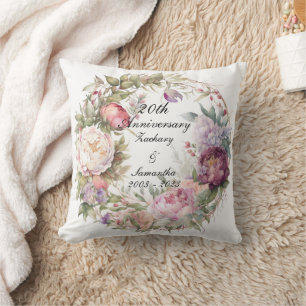 Personlig Bröllop-årsdagen av Peony WAN Kudde