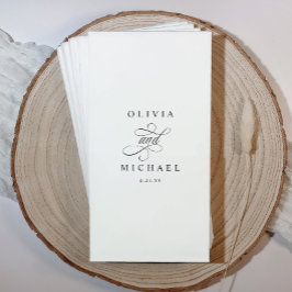 Personlig Bröllop Bathroom Towels for Restroom Pappersservett