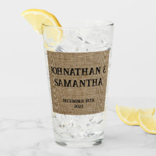 Personlig bröllop, berggrund mönster glaskopp