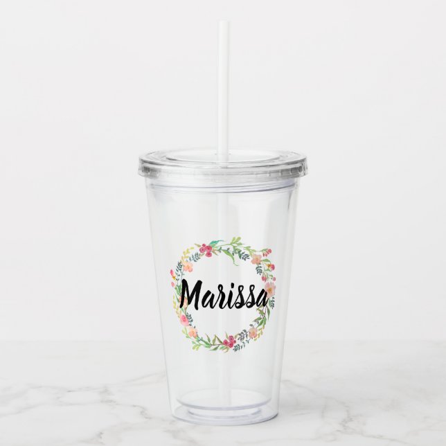 Personlig Bröllop Bridesmaid/Maid of honor Take Away Mugg (Framsida)