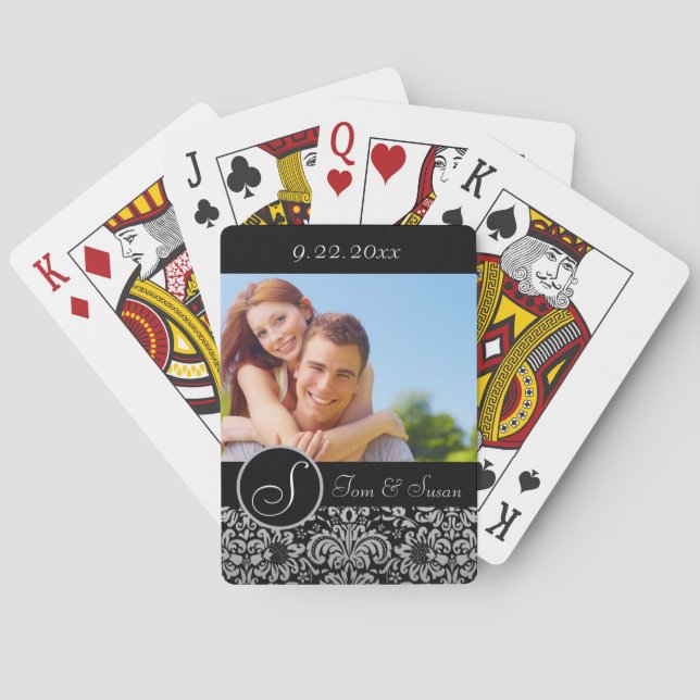 Personlig Bröllop Casinokort (Baksidan)