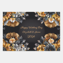 Personlig Bröllop Gift Guld & Silver