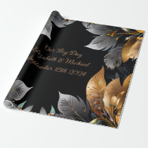 Personlig Bröllop Gift Guld & Silver