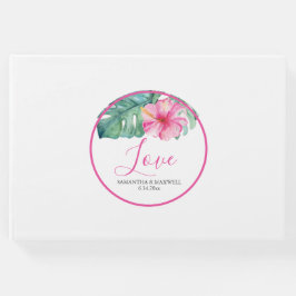 Personlig Bröllop Guest Bok Blommigt