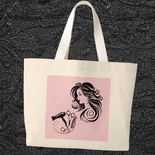 Personlig Bröllop Hair Stylist Tolist Bag Jumbo Tygkasse