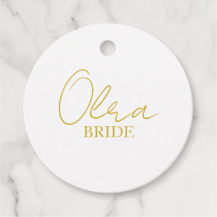 Personlig Bröllop Hanger Märkre Bridesmaids Gift Gåvor Etiketter