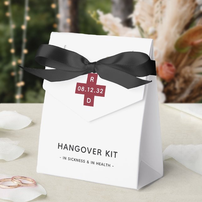 Personlig Bröllop Hangover Relief Kit Presentaskar (Skapare uppladdad)