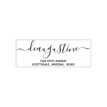 Personlig Bröllop jul osv. Returadress