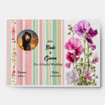 Personlig Bröllop kuvert