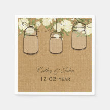 personlig bröllop napkin för ro-brännvall