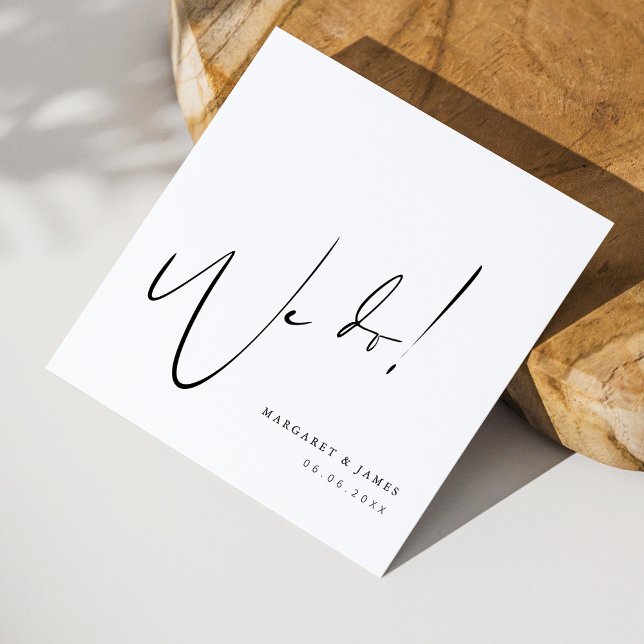 Personlig Bröllop Napkins med We Do Design Pappersservett (Personalized Wedding Napkins with We Do Design)