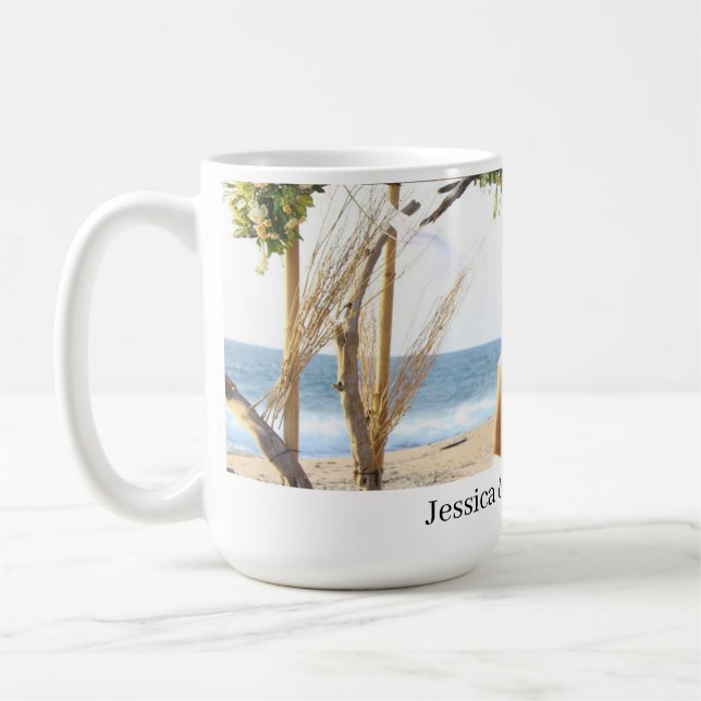 Personlig Bröllop par Kaffemugg (Vänster)