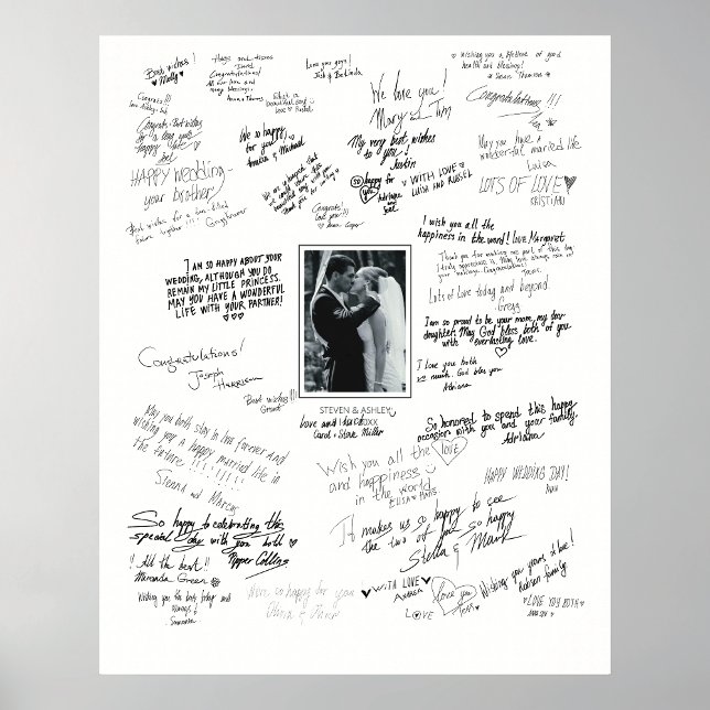 Personlig Bröllop Poster för gästÖnskemål (Skapare uppladdad)