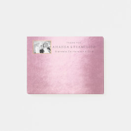 Personlig Bröllop Tack Gift-förmån Post-it Block