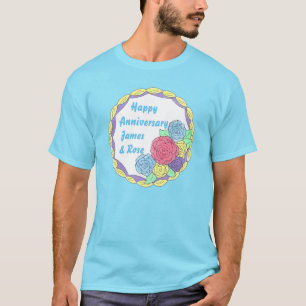 Personlig Bröllopsfest Cake Tee