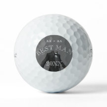 Personlig bröllopsgåva Bäst man golfboll