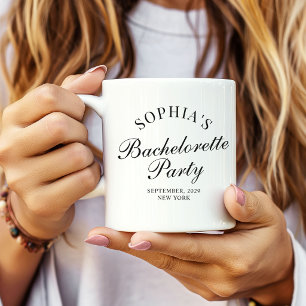 Personlig bröllopssouvenir-mugg för brudtjejer kaffemugg