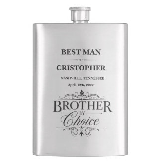 Personlig Bror Genom Val Bästa Man Fickplunta