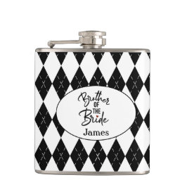 Personlig Brother of the Bride Flask Fickplunta