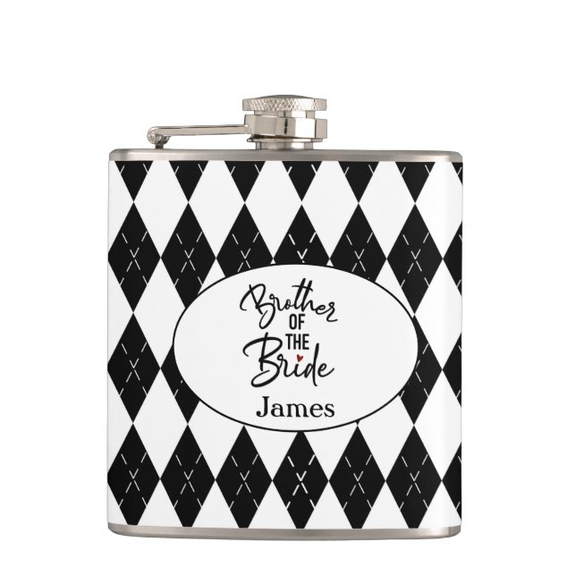 Personlig Brother of the Bride Flask Fickplunta (Framsidan)