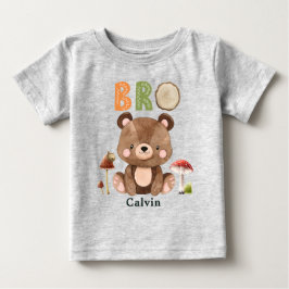 Personlig Brother Woodland Första födelsedag T Shirt