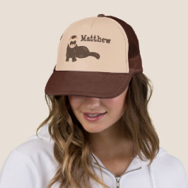 Personlig Brown Ferret Baseball Keps