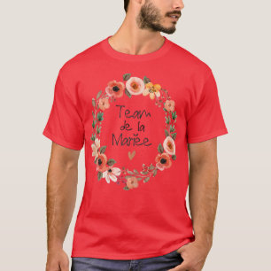 Personlig Brud Kronan Te För Damernas EVJF Brudlag T Shirt