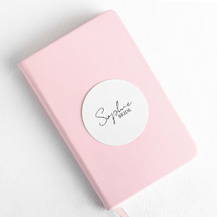 Personlig Brud Runt Klistermärke