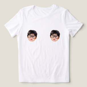 Personlig Brudgum Ansikte Nips Bebis Rolig Systerf T Shirt