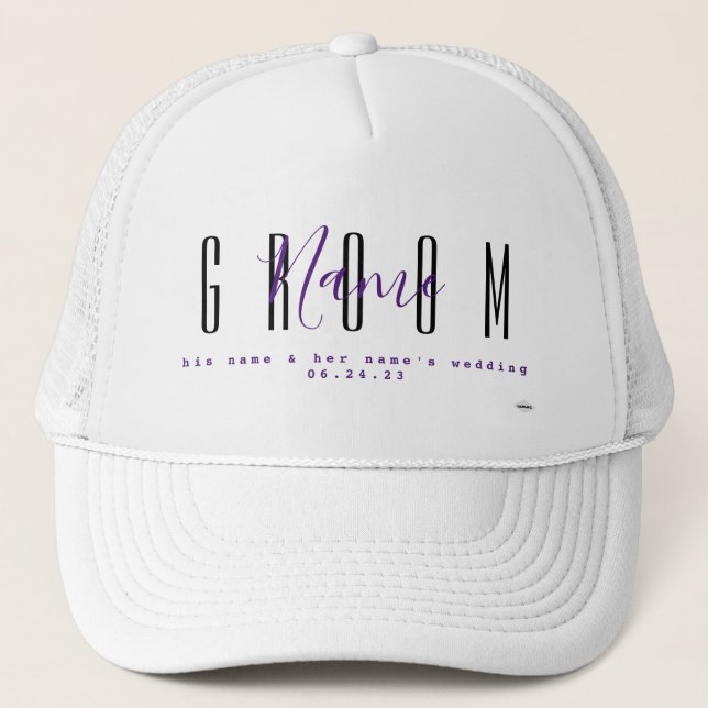 Personlig brudhatt HAMbyWG Keps (Framsida)