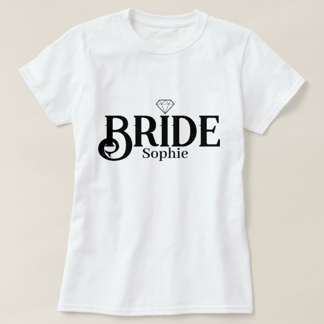 Personlig  Brudnamn  2026 T Shirt (Design framsida)