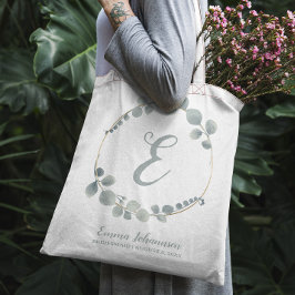 Personlig Brudtärna Bröllopsfest Förslag Tygkasse