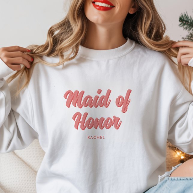 Personlig Brudtärna Sängvätning Bröllop T Shirt (Skapare uppladdad)
