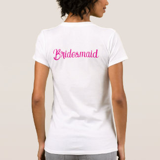 Personlig Brudtärna Tribe T-shirt | Bröllopskvinno