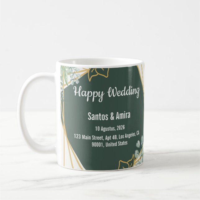 Personlig Brudtjänst Kaffemugg (Vänster)