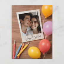 Personlig Brun Födelsedags Poloraid