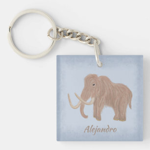 Personlig Brun gul mammoth-illustration