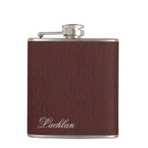 Personlig Brun läderfaux Struktur-kolv