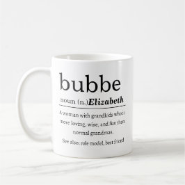 Personlig Bubbe-definition Kaffemugg