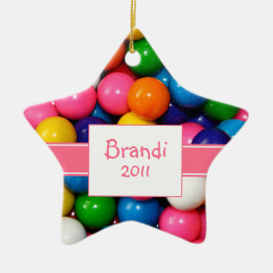 Personlig Bubblegum Ornament