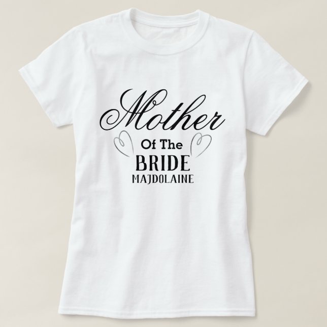 Personlig budens mamma T-Shirt (Design framsida)
