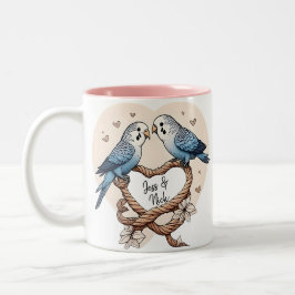Personlig Budgie par Heart Rope Mugg