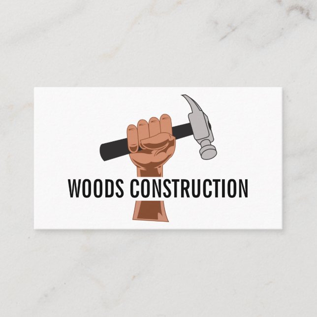 Personlig Builder/Construction Visitkort (Framsida)