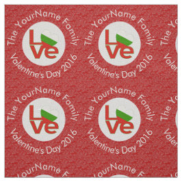 Personlig bulgarisk röd KÄRLEK Flagga  Tyg